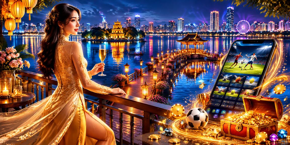 Người dùng Hà Nội theo dõi kèo thể thao trực tuyến với trang phục áo dài truyền thống